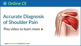 Accurate Diagnosis of Shoulder Pain - Chiropractic Online Continuing Education