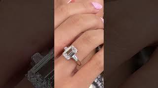 The MOST POPULAR Emerald Cut Diamond Ring Setting to date 