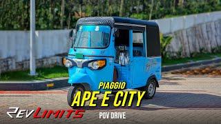 2023 Piaggio Ape E City | 4.5 kWh 7.3 Hp | #povtestdrive #171 | RevLimits |