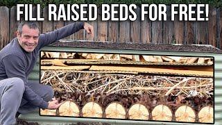 Fill Raised Beds for FREE with This Simple Organic Gardening Hack!