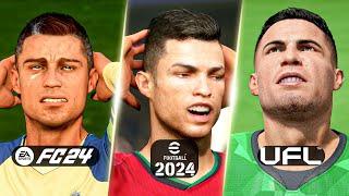 UFL vs FC 24 vs eFootball 2024 - Graphics, Gameplay, Player Animation, etc #ufl #fc24 #fc25