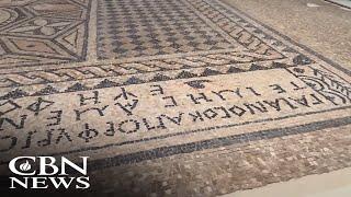 'Beautiful and Significant': Israel's Megiddo Mosaic On Display At Museum of the Bible