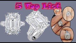 Most Expensive Engagement Rings in The World | SEE RINGS for ENGAGEMENT