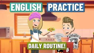 Daily Routine Conversation to Practice English Speaking Easily for Beginners