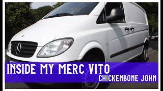 Inside my Merc Vito - MOT'd and good for another year!