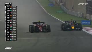 A bit of racing on the #F1 2022 testing - Verstappen vs Sainz