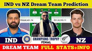 IND vs NZ Dream11 Prediction|IND vs NZ Dream11|IND vs NZ Dream11 Team|