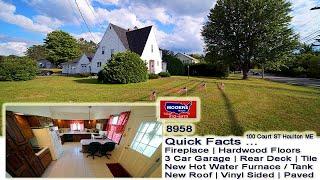 SOLD! Real Estate Video | 100 Court ST Houlton ME Home Video MOOERS REALTY