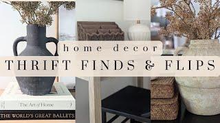 Home Decor Thrift Finds & Flips  \\  Thrift Shop Finds and High End Styling