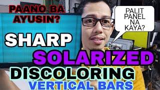 HOW TO REPAIR SHARP DISCOLORING WITH VERTICAL BARS