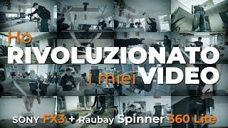 Ho rivoluzionato i miei video! Realizzare incredibili video con Raubay Spinner 360 Lite.