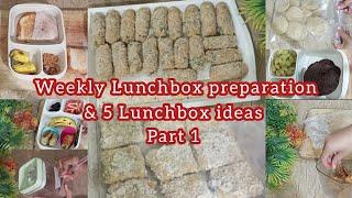 Weekly Lunchbox ideas | Budget friendly lunchbox preparation|healthy lunch box ideas#trendingvideos