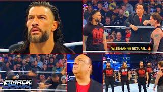 'LADIES & GENTLEMAN.. ️' Paul Heyman returns w/ Cm punk, Roman's 5th GuY, wwe Smackdown highlights