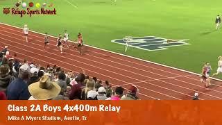 2024:  State Meet:  Class 2A Boys 4x400m Relay