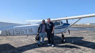 Flying The Cessna Skyline R182 with Mr Crane -TUL -2K9 -MKO part 1 #avgeek