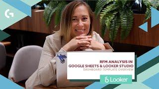 RFM analysis in Google Sheets and Looker Studio - dashboard template overview