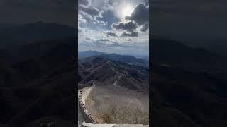 View from the Highest point of Mutianyu  of the Great Wall of China  #china #greatwall #beijing