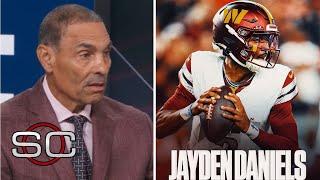 ESPN SC | This kid is legit! - Edwards on Jayden Daniels shines as Commanders crush Cardinals 42-14