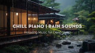 Soft Piano Music with Rain Sounds On Window  Peaceful Sleep Music, Relaxing Music, Meditation