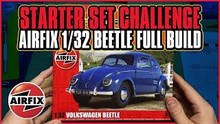 Airfix 1/32 Scale VW Beetle Full Build - Model Minutes' Starter Set Challenge!!