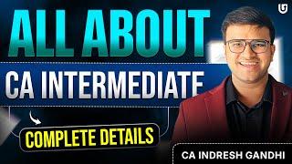 All about CA Intermediate Complete Details CA Inter Jan 26 | Indresh Gandhi