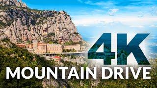  4K CURVY MOUNTAIN DRIVE - Montserrat, Spain