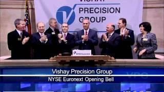 22 Feb 2011 Vishay Precision Group rang NYSE Opening Bell