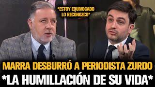 MARRA DESBURRÓ A PERIODISTA ZURDO Y LE DIÓ LA MAYOR HUMILLACIÓN DE SU VIDA