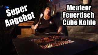 Neues Angebot für den Meateor Ambiente Feuertisch Cube Kohle! - Werbung