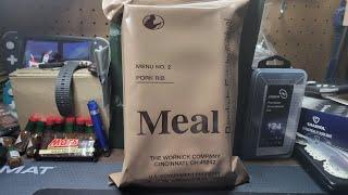 U.S MRE #2 PORK RIB REVIEW 