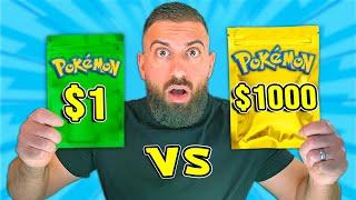 $1 Vs $1,000 Pokemon Booster Pack