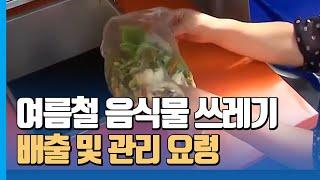 여름철 음식물 쓰레기 배출 및 전용수거통 관리 요령  / 8월 5일