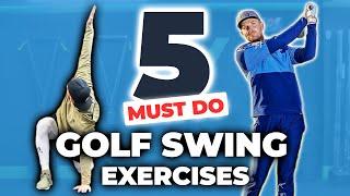 5 MUST DO Exercises To Achieve An EFFORTLESS GOLF SWING | ME AND MY GOLF