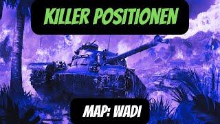 WOT Console / Killer Positionen / Map: Wadi / M48 Patton