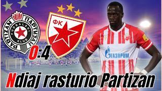 Partizan - Crvena zvezda 0:4  Razlika u kvalitetu ogromna  174. Večiti derbi