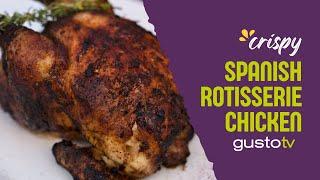 Spanish Rotisserie Chicken | Watts on the Grill | Spencer Watts | Gusto TV