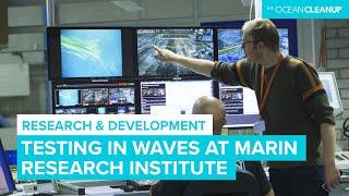 Testing System on Waves at MARIN | Research | The Ocean Cleaning