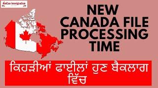 Canada Visa Files New processing Time & increasing Backlog update