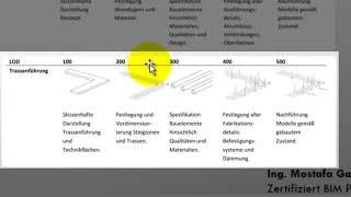 12. BIM : LOD Level of Detail oder Level of Geometry BIM (Deutsch)