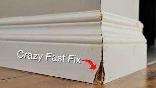 The Baseboard Repair Method That Changes Everything!!!