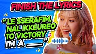 FINISH THE LYRICS OF THESE KPOP SONGS IN 5 SECONDS ( ICONIC LINES )| KPOP QUIZ 2024 