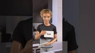 Tommy knows his words…or does he? #shorts #spelling #learning #barbie