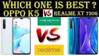 Oppo K5 Vs Realme XT 730G || Full Comparison || By Mobile Comparison Master