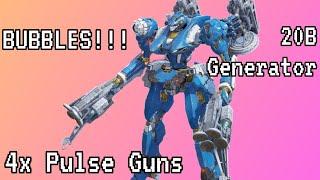 Bubble Guns! Lightweight Pulse Gun PvP Build Showcase - Armored Core 6