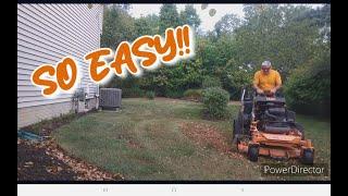 Tips For Easier Leaf Cleanups #lawncare #toroeeyewear #strikehold #badboymowers