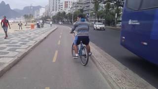 Bike Ride down Ipanema coastline