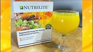 Nutrilite Botanical Beverage Mix Acerola With Licorice & Turmeric | #amway #nutrilite