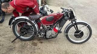 1930 Scott Squirrel 596cc at Andy Tiernans #08628SCT