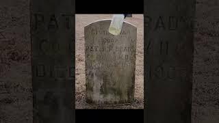 Cleaning Headstone Timelapse - Civil War Veteran Corporal Patrick Brady