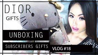 Unboxing gifts from Subscribers | Sephora | Christian Dior | Hello Kitty